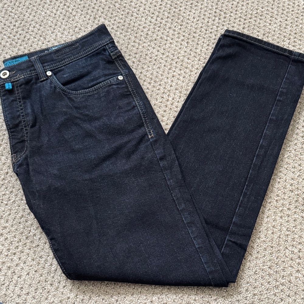 Pierre Cardin Men's Dark Blue Jeans